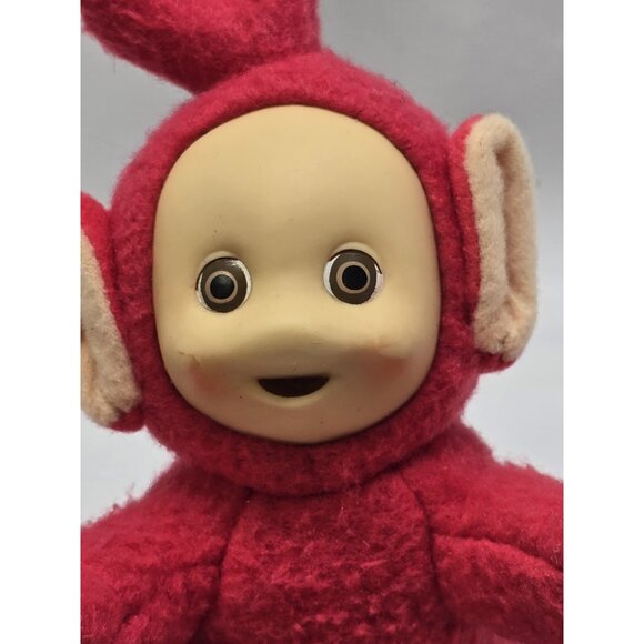 Vintage Playschool Teletubbies Red Po 1998 Mini Stuffed Toy- Rubber Face - Picture 4 of 11
